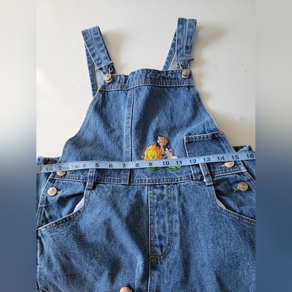 Vntg Viridiana Farm Bib Denim Overall Blue Size YOUTH Size 16 Adult XS-S? - Picture 13 of 13